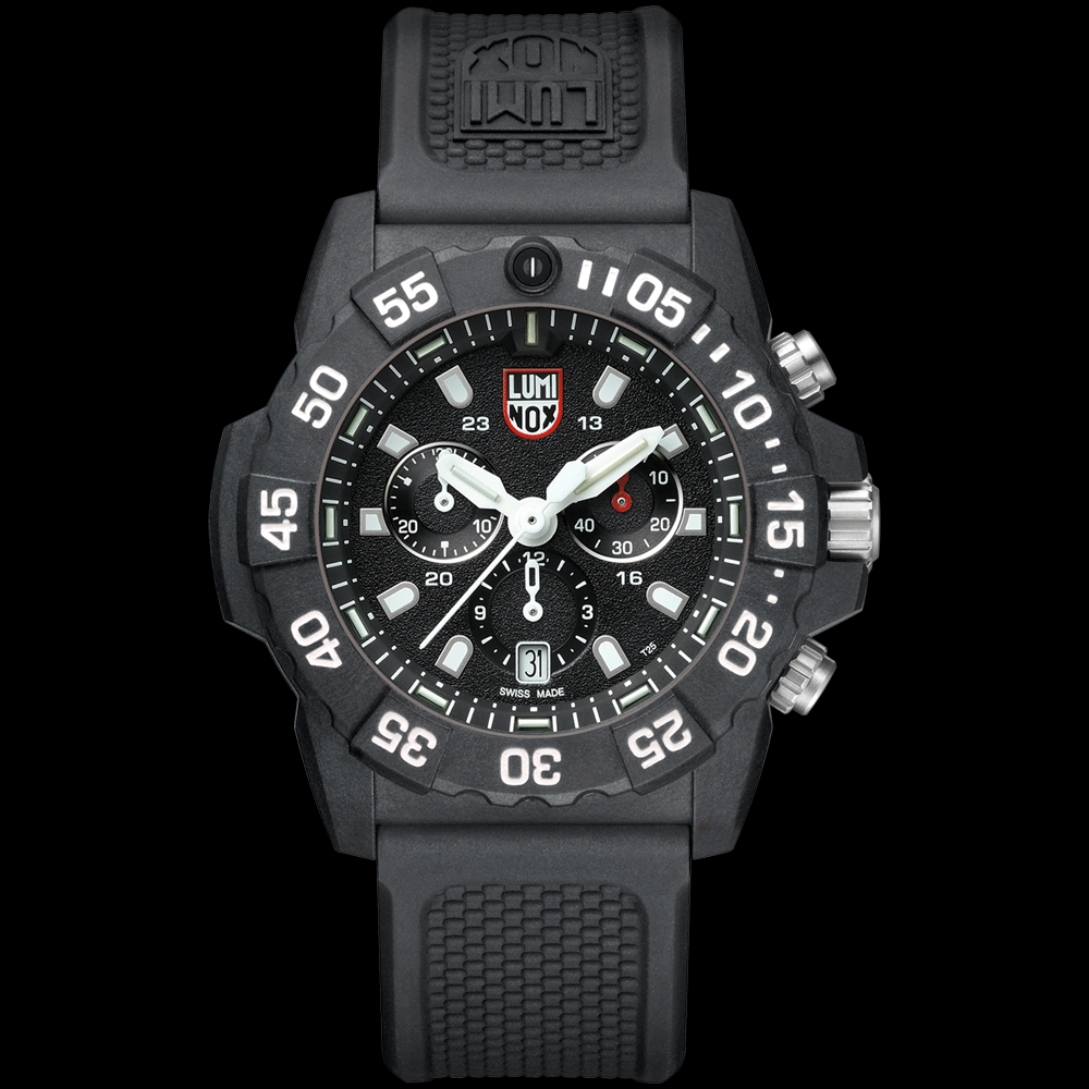 LUMINOX NAVY SEAL CHRONOGRAPH MILITARY DIVE WATCH 3581 - DAY/NIGHT
