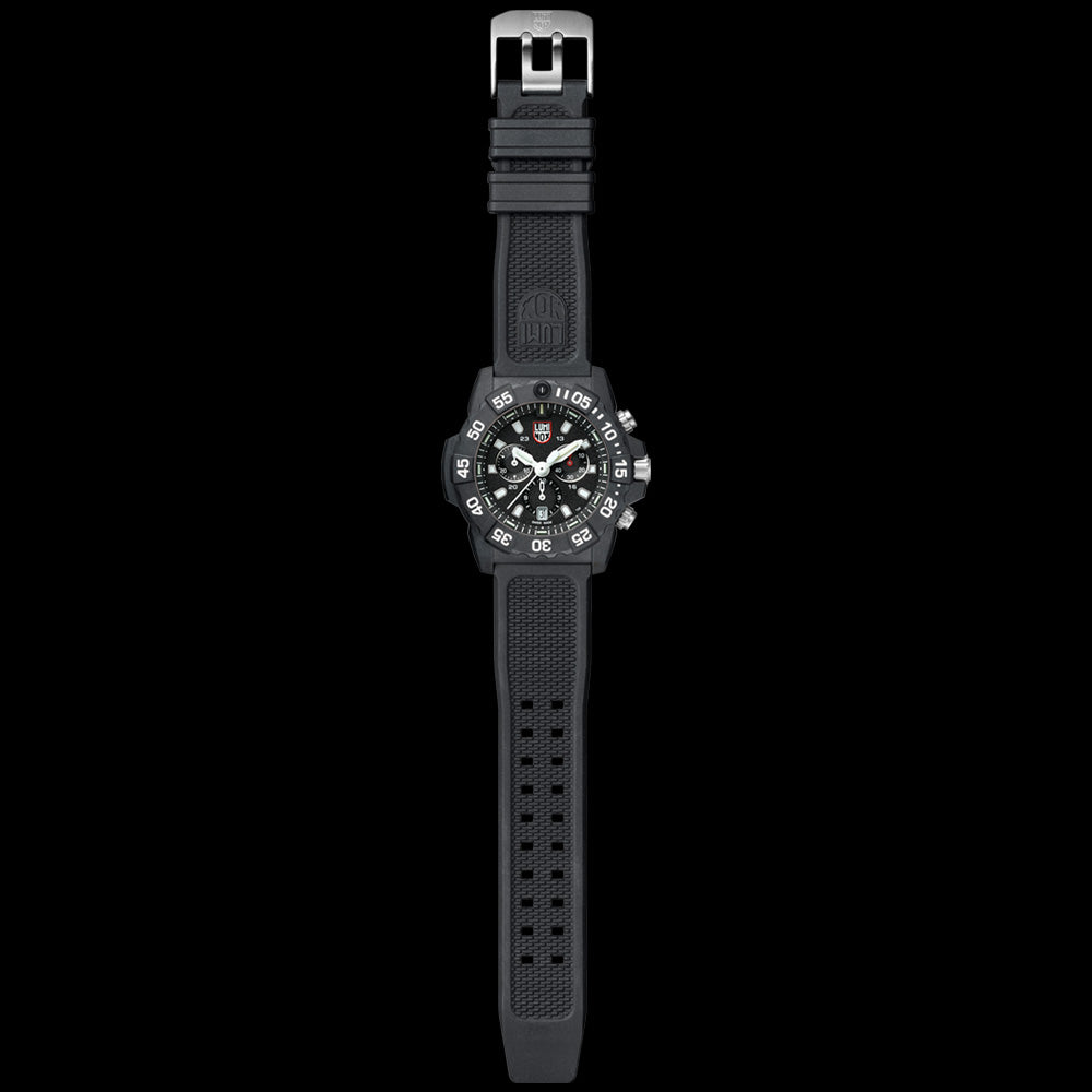 LUMINOX NAVY SEAL CHRONOGRAPH MILITARY DIVE WATCH 3581 - FULL VIEW