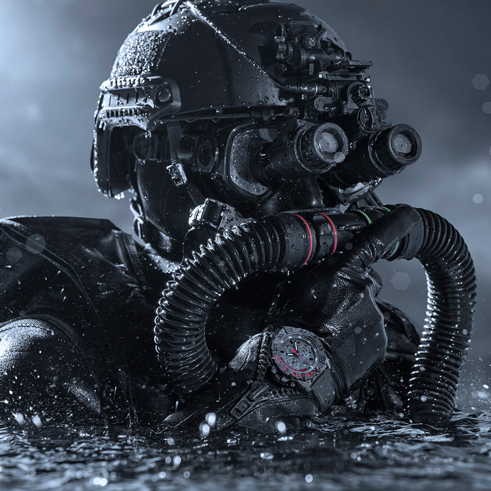 LUMINOX NAVY SEAL CHRONOGRAPH MILITARY DIVE WATCH 3581.EY - NAVY SEAL