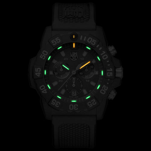 LUMINOX NAVY SEAL CHRONOGRAPH DIVE WATCH 3597 - NIGHT VIEW