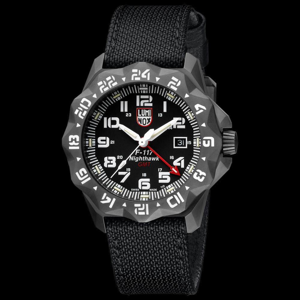 LUMINOX F-117 NIGHTHAWK PILOT WATCH 6421 - TILT VIEW