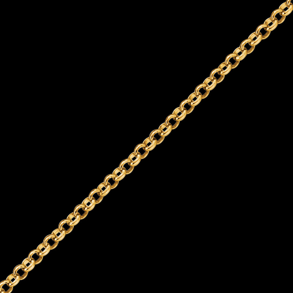 ENGELSRUFER GOLD 2.1MM PEA CHAIN NECKLACE - CHAIN CLOSE-UP