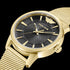 POLICE RAHO MEN'S GOLD WATCH - SIDE VIEW