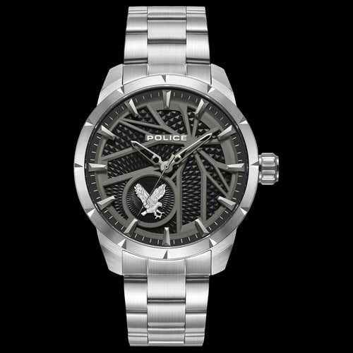 POLICE NEIST MEN'S EAGLE SILVER WATCH