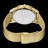 POLICE RISSINGTON MEN'S GOLD SKULL WATCH - BACK VIEW