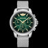 POLICE MENSOR MEN'S SILVER GREEN DIAL WATCH