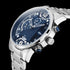 POLICE LANSHU MEN'S BLUE DIAL WATCH - SIDE VIEW