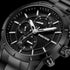 POLICE NEIST MEN'S ALL BLACK WATCH - DIAL CLOSE-UP