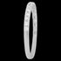 DIAMOND 9K WHITE GOLD BAND RING - SIDE VIEW