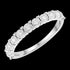DIAMOND 9K WHITE GOLD BAND RING