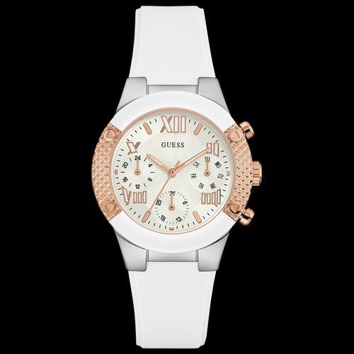 GUESS ROCKSTAR ROSE GOLD LADIES SPORT WATCH