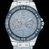 GUESS LIMELIGHT SKY BLUE DENIM CHAMBRAY LADIES SPORT WATCH - CLOSE-UP