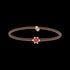 LE CORONE MIGNON ROSE GOLD SCARLET RED CZ BRACELET