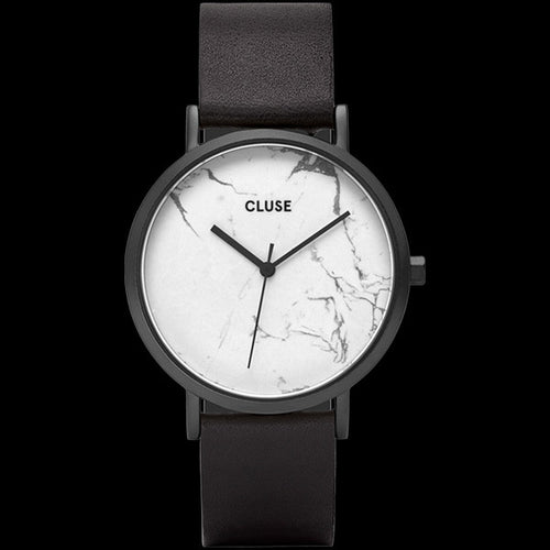 CLUSE LA ROCHE FULL BLACK/WHITE MARBLE WATCH