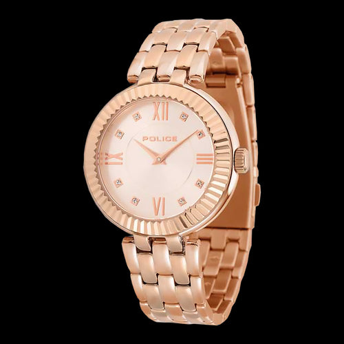 POLICE LADIES MAGNIFICENCE ROSE GOLD WATCH