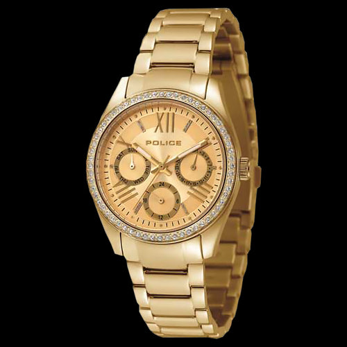 POLICE LADIES CONCERTO GOLD WATCH