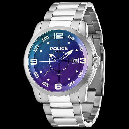 POLICE MEN’S SNIPER BLUE DIAL WATCH