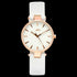 JAG LADIES PIPER ROSE GOLD WHITE LEATHER WATCH