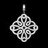 KAGI SILVER FILIGREE LABYRINTH PENDANT 