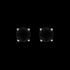 ELLANI STERLING SILVER BLACK CZ 6MM CLAW SET STUD EARRINGS