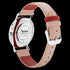 DOXIE SHELBY SILVER PEACH 40MM WATCH - BACK VIEW