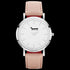 DOXIE SHELBY SILVER PEACH 40MM WATCH