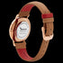 DOXIE ELLA ROSE GOLD TAN 40MM WATCH - BACK VIEW