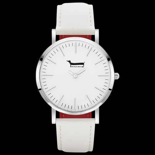 DOXIE WINSTON SILVER WHITE 40MM WATCH