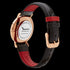 DOXIE FRANKIE ROSE GOLD BLACK 34MM WATCH - BACK VIEW
