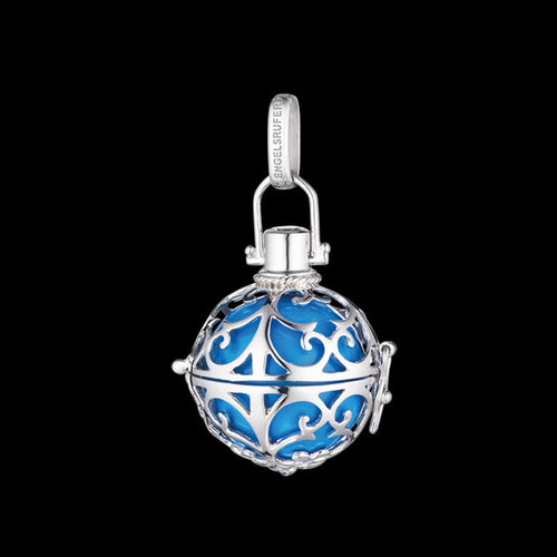 ENGELSRUFER SILVER TURQUOISE MEDIUM SOUNDBALL PENDANT