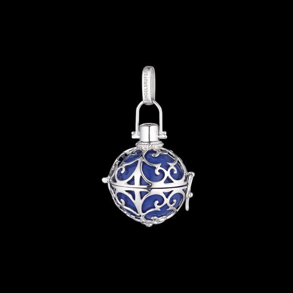 ENGELSRUFER SILVER BLUE SMALL SOUNDBALL PENDANT