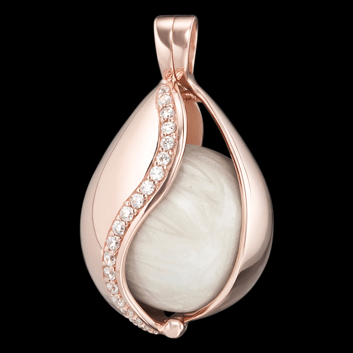 Engelsrufer CZ Rose Gold Heartwing Studs