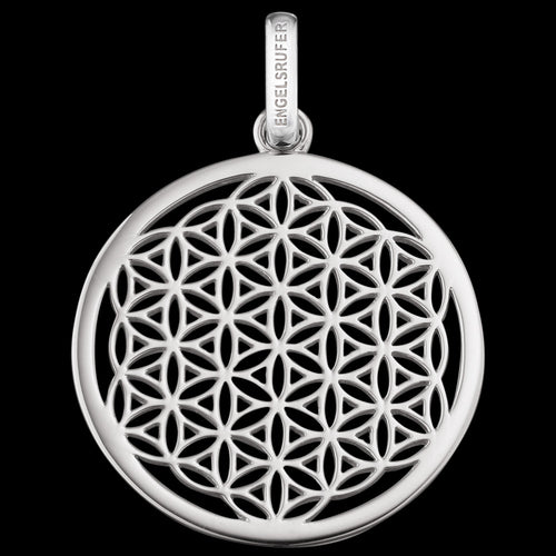 FLOWER OF LIFE LARGE SILVER PENDANT | ENGELSRUFER AUSTRALIA