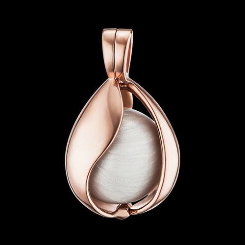 ENGELSRUFER ROSE GOLD SMALL TEAR SOUNDBALL PENDANT