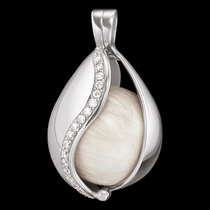 Engelsrufer Heaven's Tear Rose Stardust Sound Ball Pendant main image 0