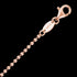 ENGELSRUFER 2MM ROSE GOLD BEAD CHAIN NECKLACE