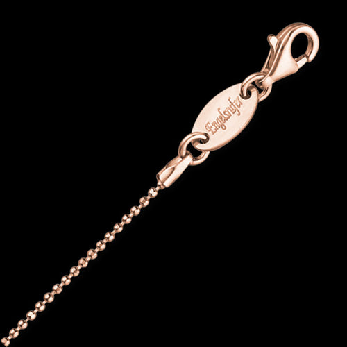 ENGELSRUFER 1MM ROSE GOLD BEAD CHAIN NECKLACE