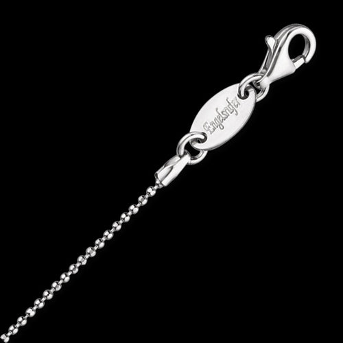 ENGELSRUFER 1MM SILVER BEAD CHAIN NECKLACE