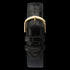 SEKONDA MEN'S GOLD NUMBERS WHITE DIAL BLACK LEATHER WATCH - BACK VIEW