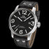 TW STEEL MAVERICK 45MM 3-HANDS BLACK LEATHER WATCH MS61 - TILT VIEW