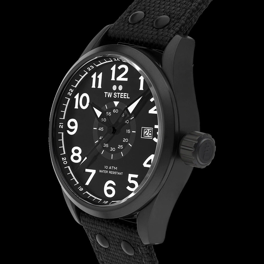 TW STEEL VOLANTE 45MM 3-HANDS ALL BLACK WATCH VS41 - SIDE VIEW