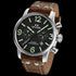 TW STEEL MAVERICK 48MM CHRONO BROWN LEATHER WATCH MS14 - TILT VIEW