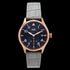 JAG MEN'S JOSH ROSE GOLD GREY LEATHER WATCH