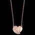 ENGELSRUFER ROSE GOLD HEARTWING CZ NECKLACE