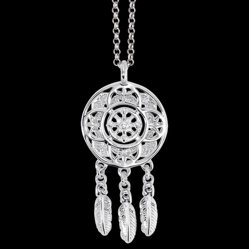 DREAMCATCHER STERLING SILVER NECKLACE | ENGELSRUFER AUSTRALIA