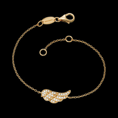 ANGEL WING GOLD CZ BRACELET | ENGELSRUFER AUSTRALIA