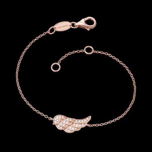 ANGEL WING ROSE GOLD CZ BRACELET | ENGELSRUFER AUSTRALIA