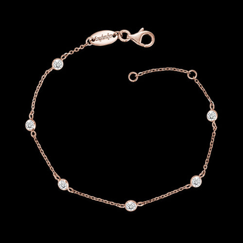 ENGELSRUFER ROSE GOLD CZ MOONLIGHT BRACELET