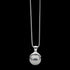 ELLANI STERLING SILVER GREY PEARL NECKLACE
