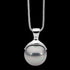 ELLANI STERLING SILVER GREY PEARL NECKLACE